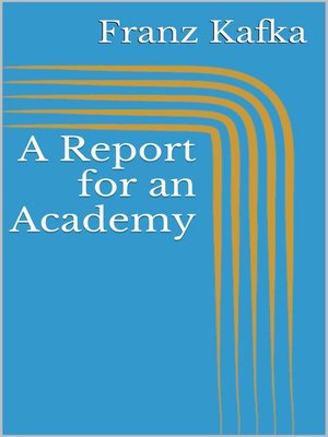 cover image of A Report for an Academy